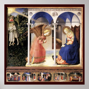 Póster ANUNCIAÇÃO por Fra Angelico