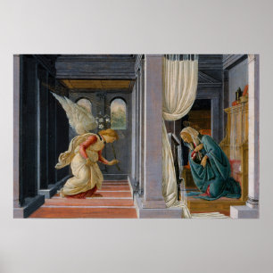 Poster Anunciação por Sandro Botticelli