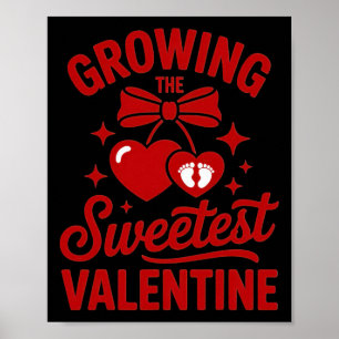 Poster Anunciando a Doce Gravidez do Dia dos Namorados