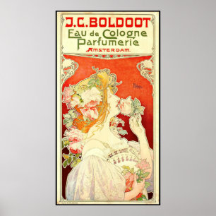 Poster Anúncio 1897 do perfume