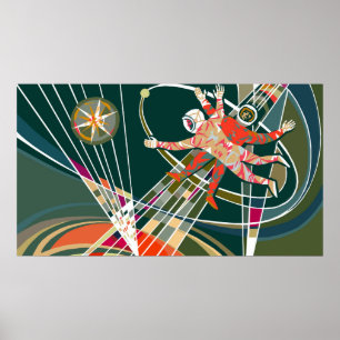Poster Anúncio Astra por Aspera - verde
