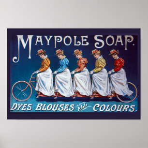 Poster Anúncio Colorido de Soap