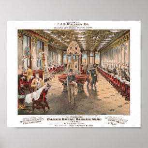 Poster Anúncio Compro Barber Vintage