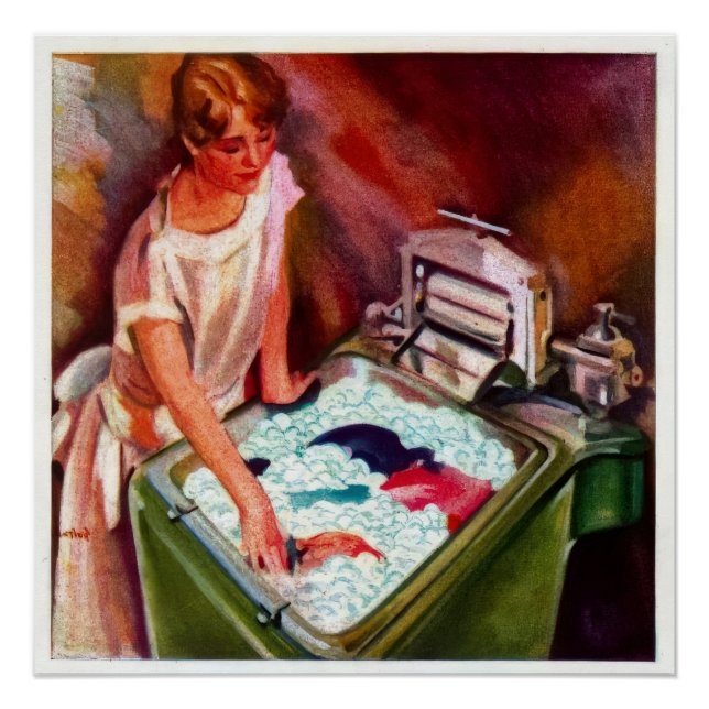 Póster Anúncio da revista de sonho da dona de casa (Frente)