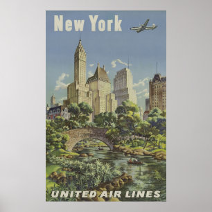 Poster Anúncio da Vintage Airlines