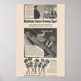 Poster Anúncio de charuto de 1941