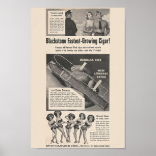 Poster Anúncio de charuto de 1941