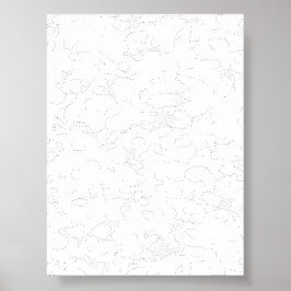 Poster Anúncio de Formatura Branco Elegante