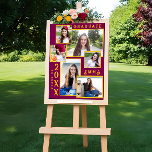 Póster Anúncio de Formatura da Turma de 2026  Multi Foto