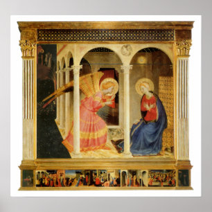 Poster Anúncio de Fra Angelico, Renascença de Belas Art