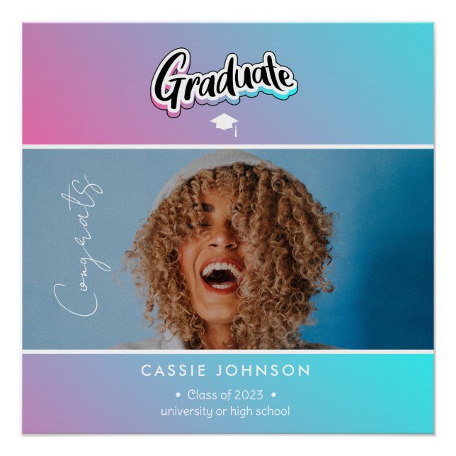 Póster Anúncio de graduação (Frente)