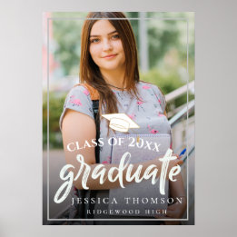 Poster Anúncio de Graduação com Foto da Turma de 2023 Fof