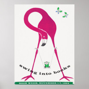 Poster Anúncio de Livros Vintage