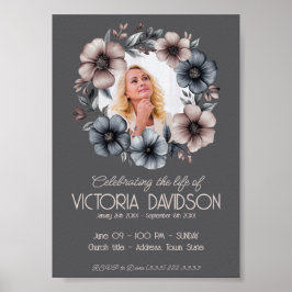 Poster Anúncio de Obito Digital para Download Imediato