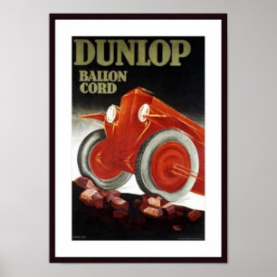 Póster Anúncio de peças automáticas do cabo Dunlop Bal