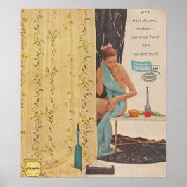 Poster Anúncio De Plastron 1957