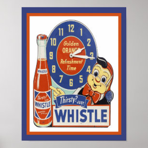 Poster Anúncio de Pop de assobio de soda de 1950