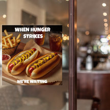 Anúncio de Restaurante de Hotdogs Batata Frita Beb