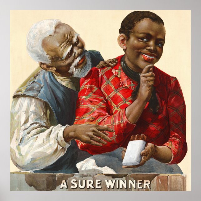 Poster Anúncio do Cigarro Vintage (Frente)