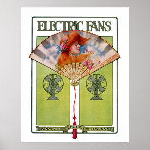 Poster Anúncio do fã elétrico