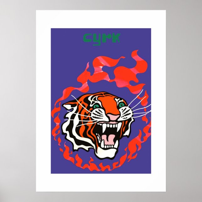 Poster Anúncio em Cyrk Circus 1970 (Frente)