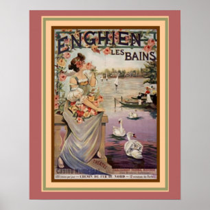 Póster Anúncio "Enghien Les Bains" 16 x de Nouveau da