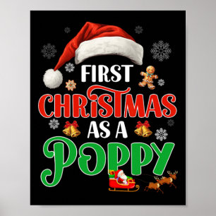 Poster Anúncio No Primeiro Natal Como Uma Correspondência