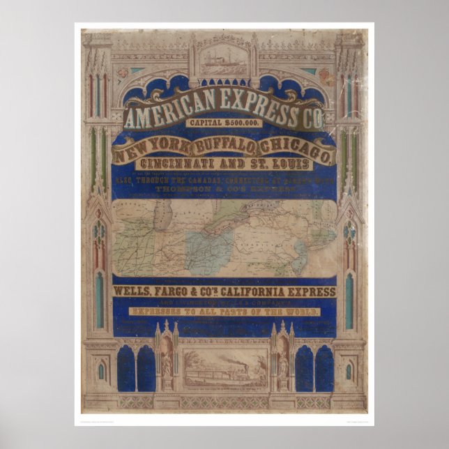 Póster Anúncio para o California Express (2546A) (Frente)