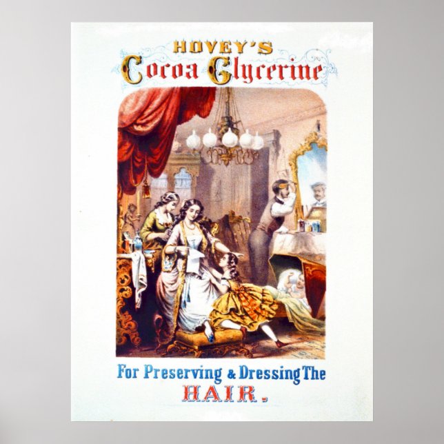 Póster Anúncio Tônico Hair 1860 (Frente)