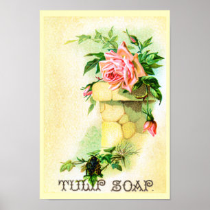 Póster Anúncio Tulip Soap