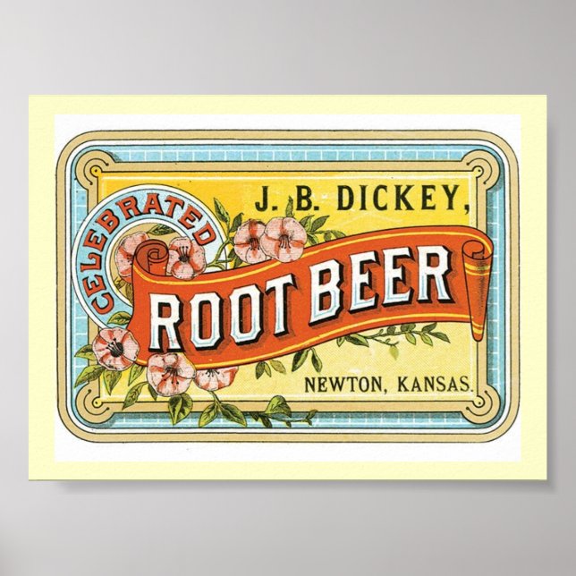 Póster Anúncio Vintage (Frente)