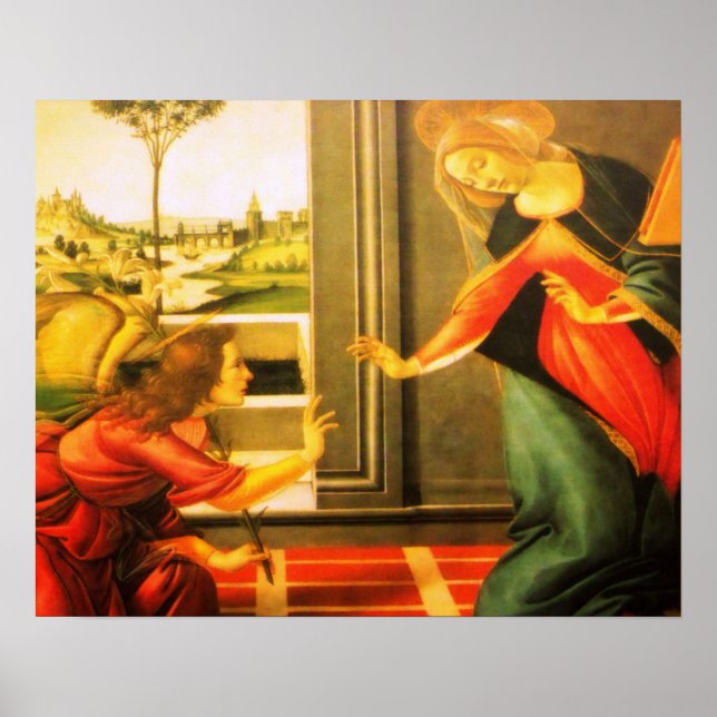 Póster Anúncio Virgem Maria e Rua Michael Archangel (Frente)