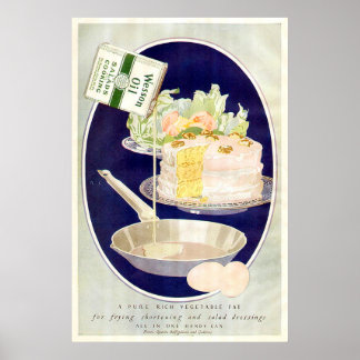 Poster Anúncios da Vintage: Comida e bebidas
