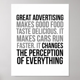 Poster Anúncios de excelente