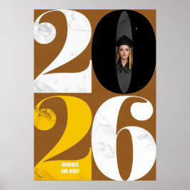 Poster Anúncios de Formatura em Tipografia Moderna