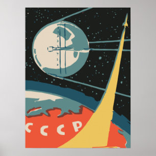 Poster Anúncios de matchbox russa Vintage (lançamento do