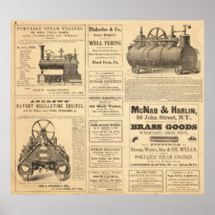 Poster Anúncios do New York Oil