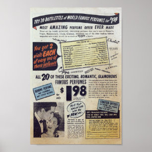 Poster Anúncios Vintage