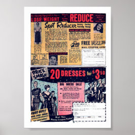 Poster Anúncios Vintage