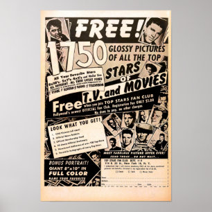 Poster Anúncios Vintage
