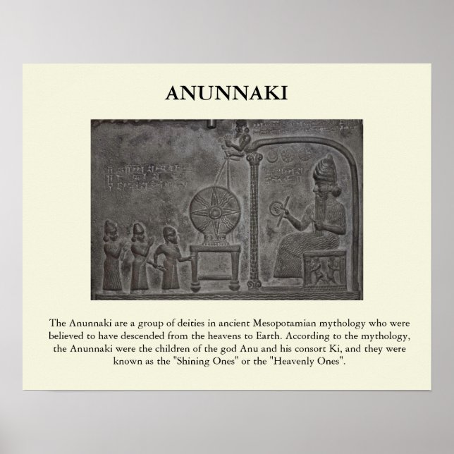 Poster Anunnaki (Frente)