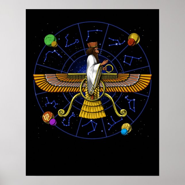 Poster Anunnaki Alienígena Deus (Frente)