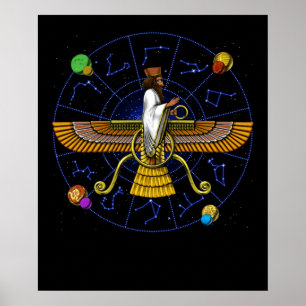Poster Anunnaki Alienígena Deus