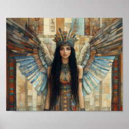 Poster Anunnaki Star Goddese Inanna Mosaic Art Nouveau