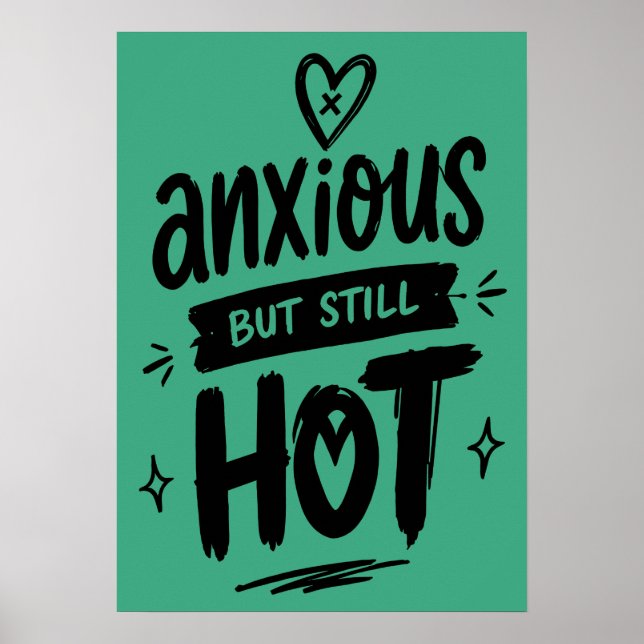Poster Anxious But Hot (Frente)