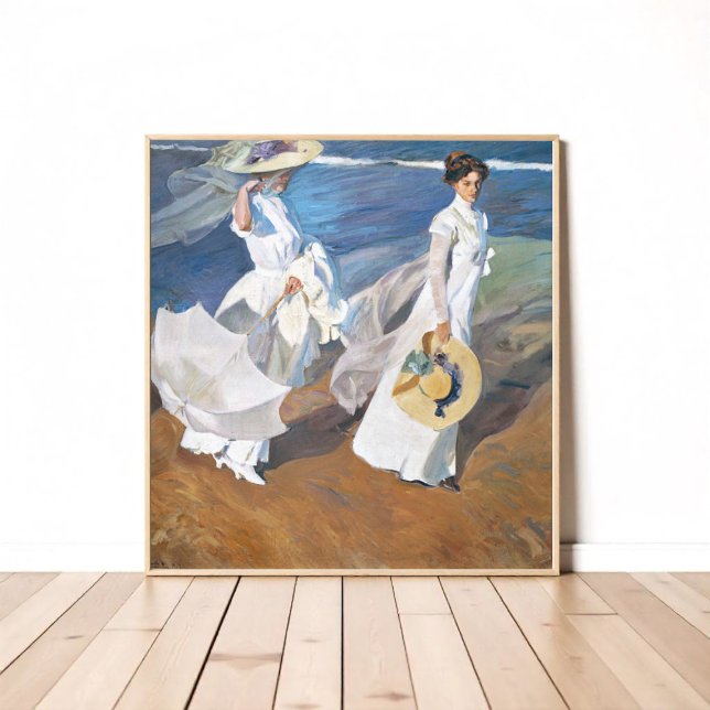 Poster Ao longo do litoral, Joaquín Sorolla (Criador carregado)