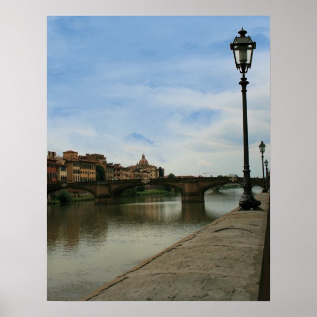 Póster Ao longo do rio Arno (Frente)