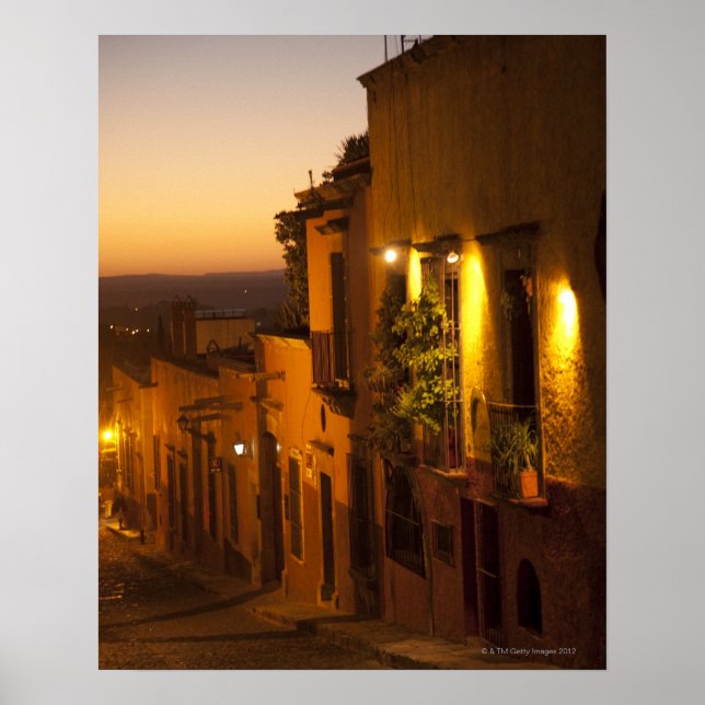 Póster Ao pôr do sol. (Frente)