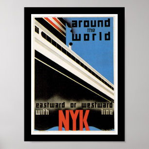 Poster Ao redor do mundo com NYK