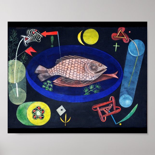 Poster Ao redor do peixe, Paul Klee (Frente)
